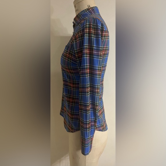 J.Crew Plaid Button Down Shirt Size XS - Picture 4 of 8